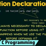 Function Declaration