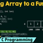 Passing Arrays to Function in C