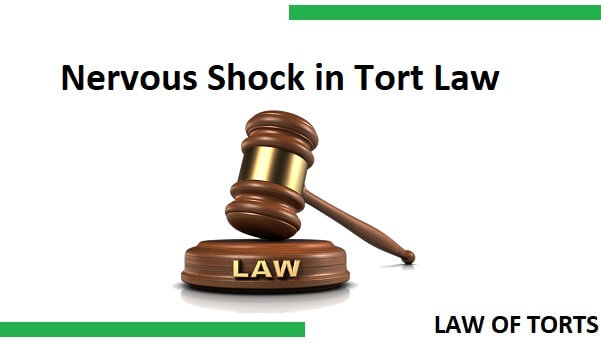 Nervous Shock in Tort Law