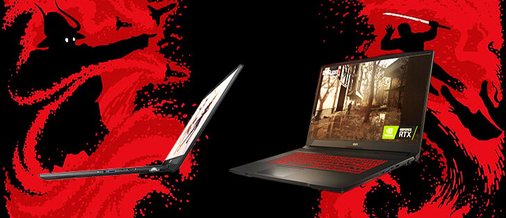 The Katana GF76 is powered by an Intel® CoreTM i5