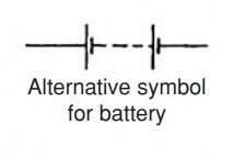 Alternative symbol for battery