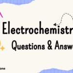 Electrochemistry - Questions and Answers