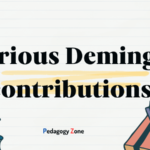 Describe the Various Contributions of Deming