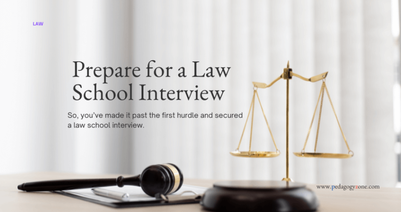 Prepare for a Law School Interview