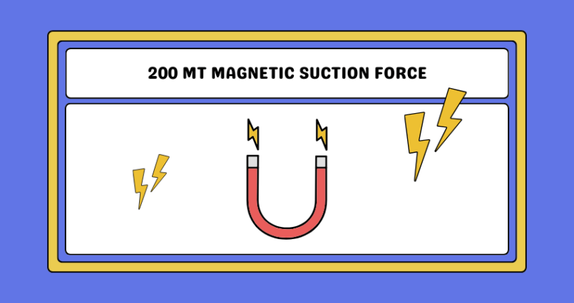 200 mT Magnetic Suction Force