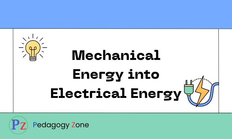 Mechanical Energy into Electrical Energy