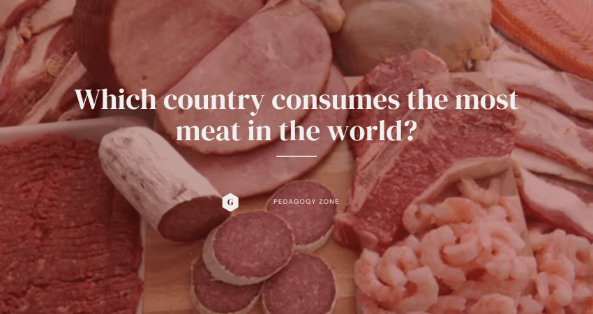 Which country consumes the most meat in the world