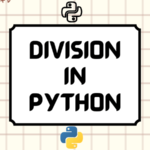 Division in Python