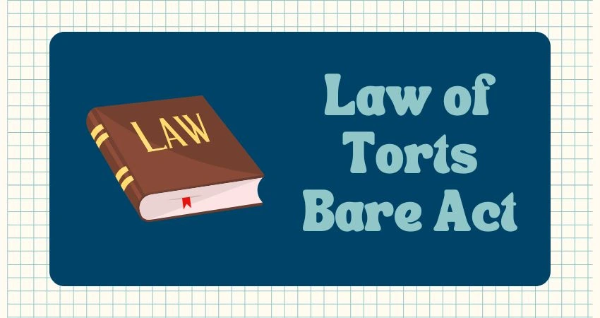 Law of Torts Bare Act