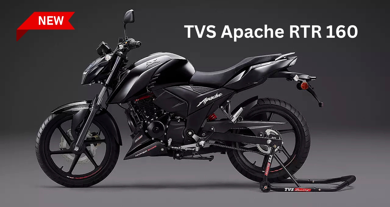 युवाओं की पसंदीदा स्पोर्ट्स बाइक TVS Apache RTR 160 4V आ गई आग लगाने, जाने प्राइस और फीचर्स