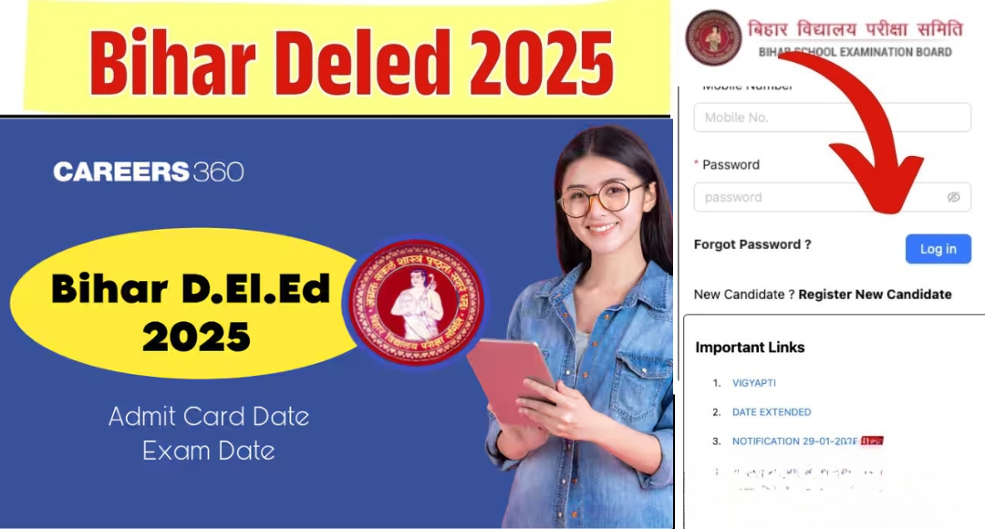 Bihar DElEd 2025 Dummy Admit Card Out Download Now And Check Details