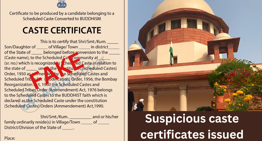 Supreme Court Exposes Massive Caste Certificate Racket in Tamil Nadu