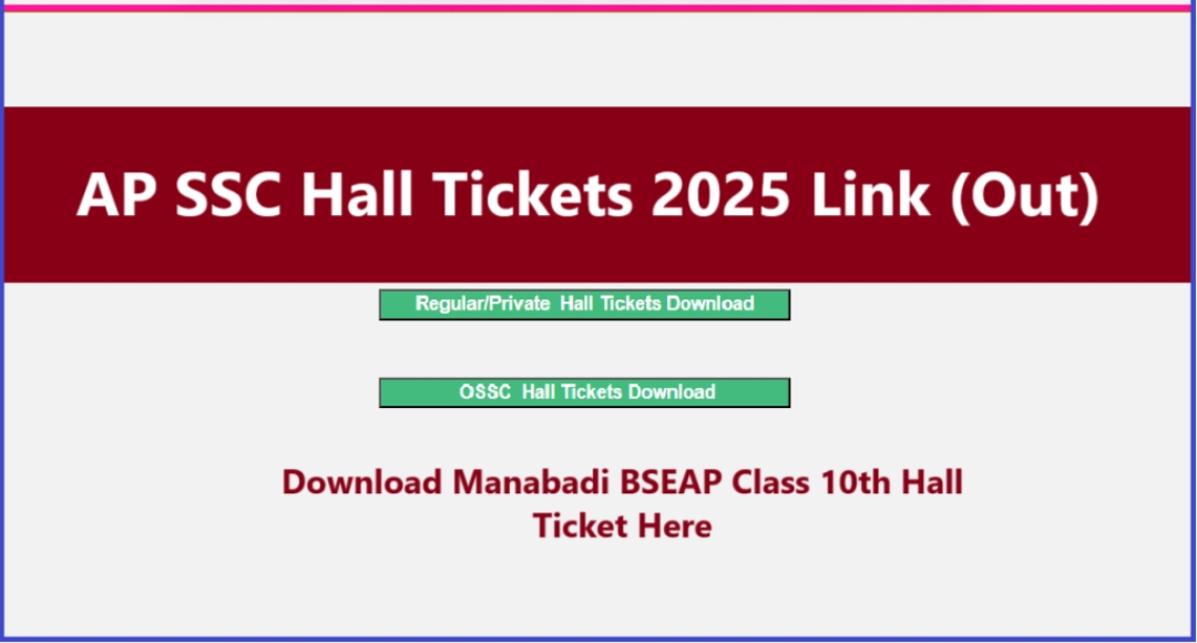 Andhra Pradesh Board 10th Hall Ticket 2025 Out Now Know How to Collect It