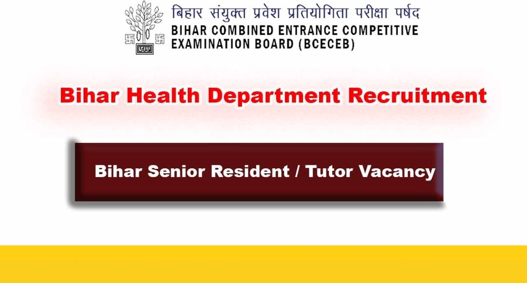 Bihar Health Department Recruitment 2025 is Open Don't Miss Out