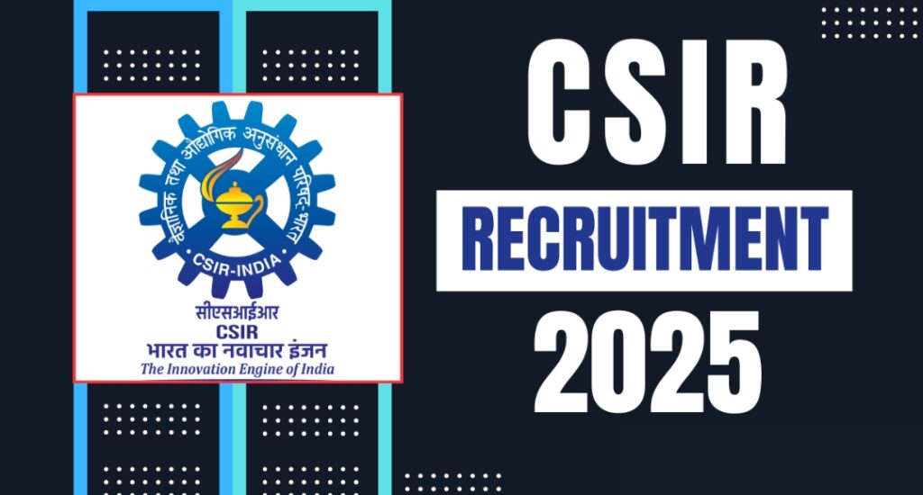 "Step into a Government Career: Apply Now for Delhi CSIR CRRI Recruitment 2025