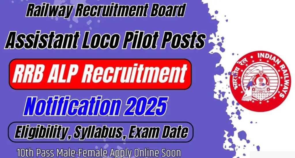 RRB ALP 2025: Apply Now for 9,970 Assistant Loco Pilot Positions