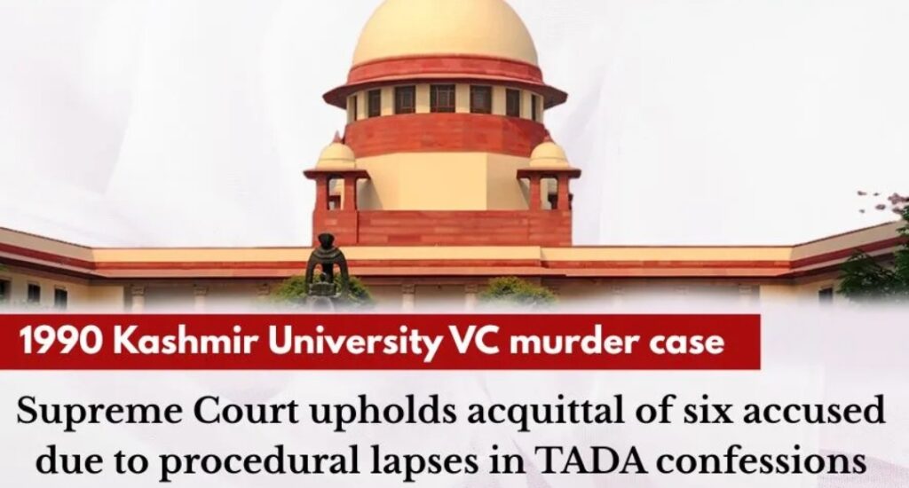 Supreme Court Acquittal in 1990 Kashmir Murder Shocks Many