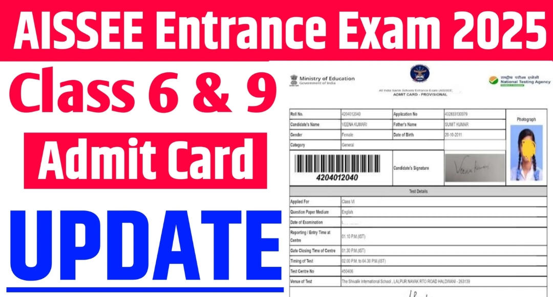 AISSEE 2025: Admit Card Out, Are You Ready for the Exam