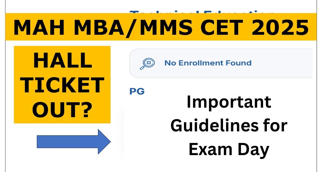 MAH MBA CET 2025 Hall Ticket Released Don’t Miss Out