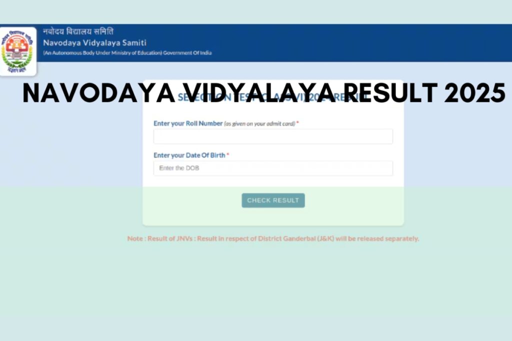 NVS 2025 Class 9 Marks Out Now: Find Out If You Made It