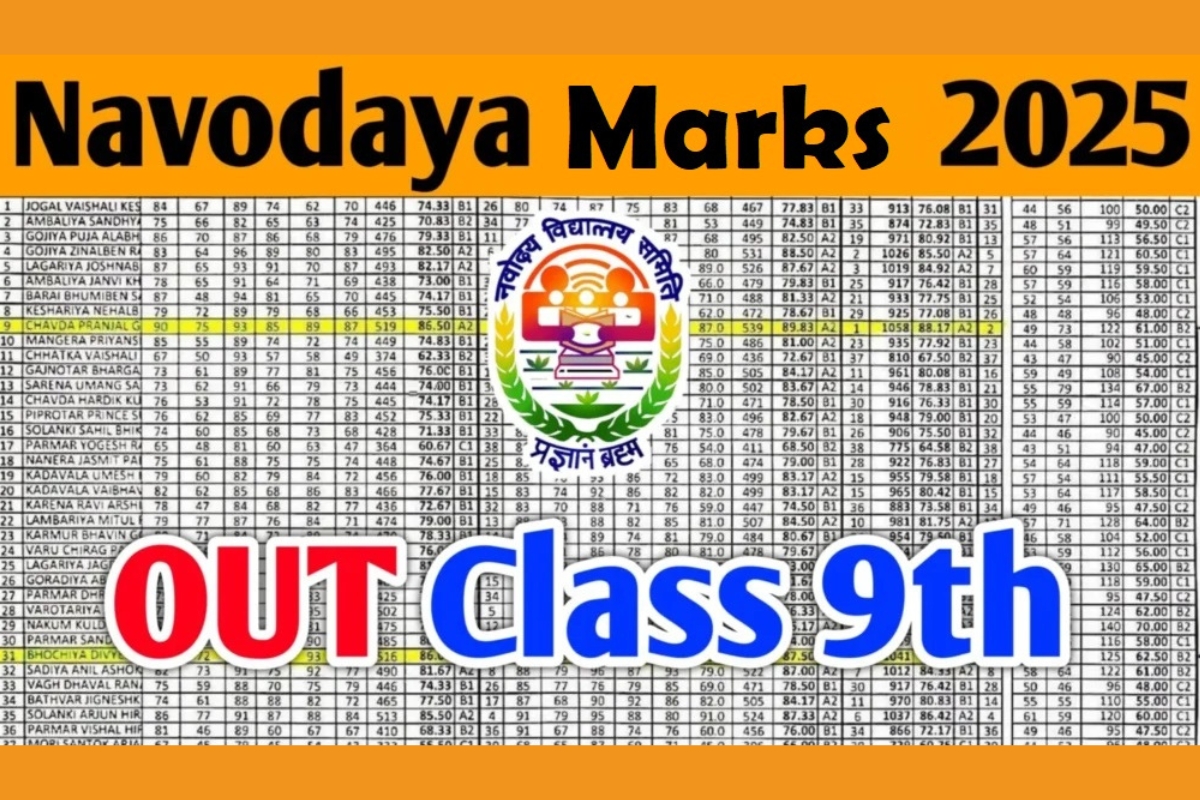 NVS 2025 Class 9 Marks Out Now: Find Out If You Made It