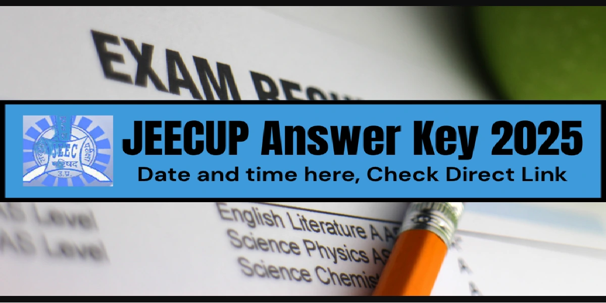 jeecup answer key 2025 date