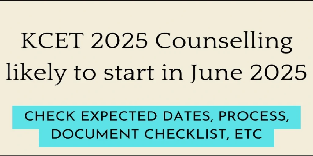 KCET 2025 Counselling