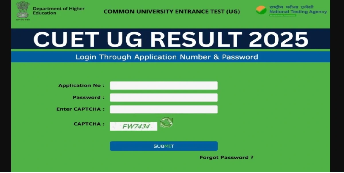 NTA CUET UG Result 2025