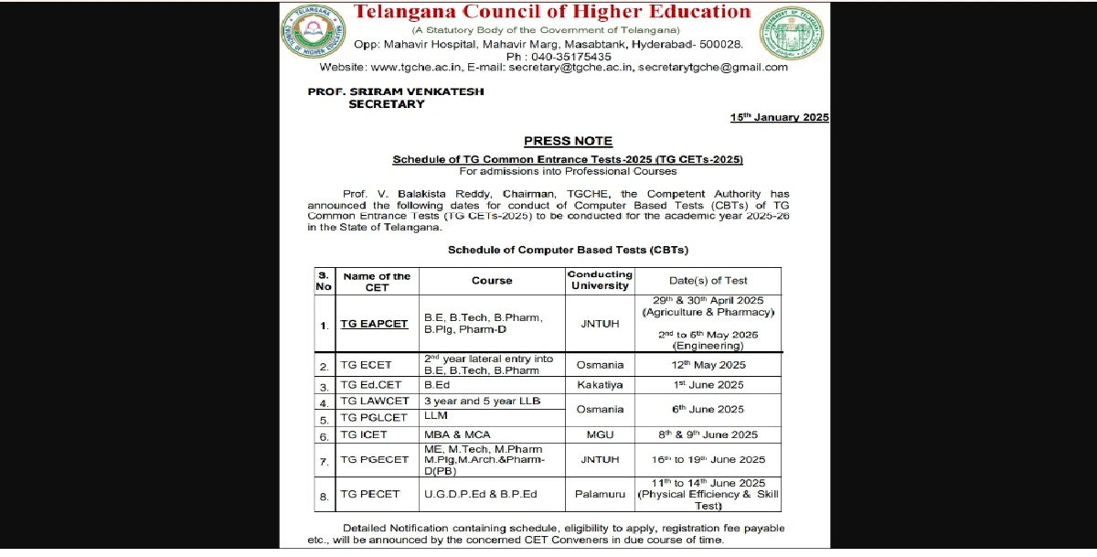 TS LAWCET 2025 Results