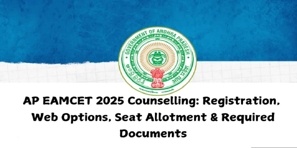 AP EAMCET Counselling Seat Allotment 2025