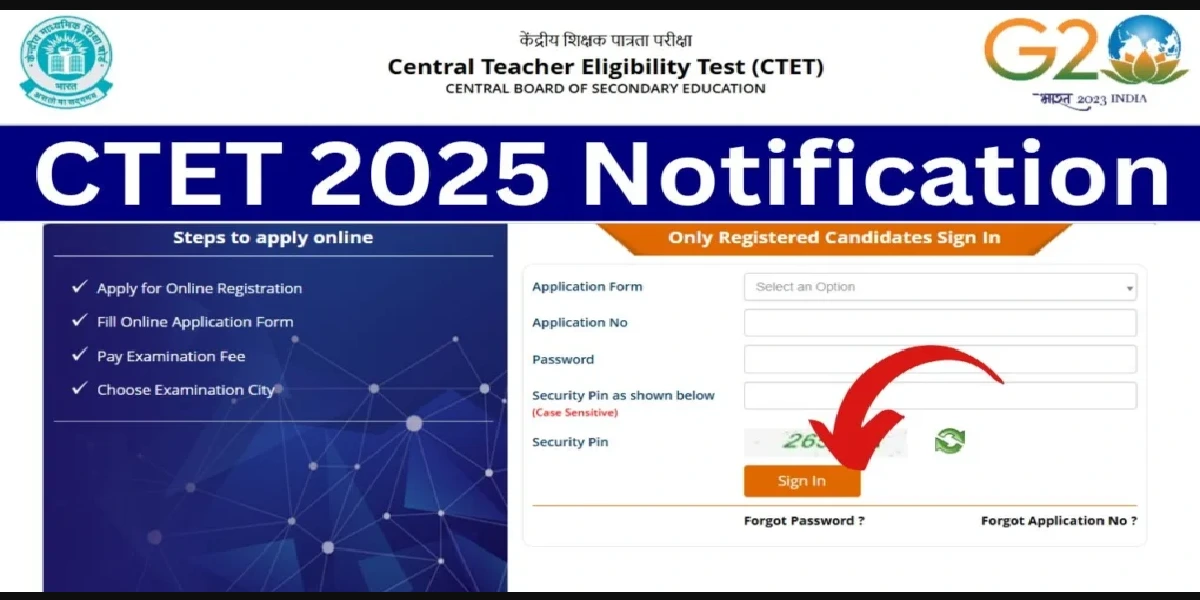 CTET Notification 2025