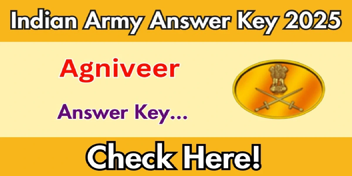 Join Indian Army Agniveer Answer Key