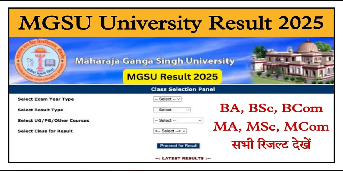 MGSU Result