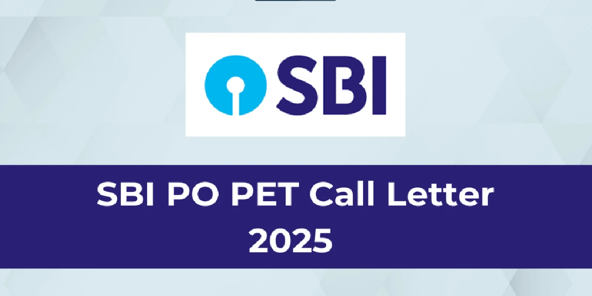 SBI PO PET Call Letter 2025