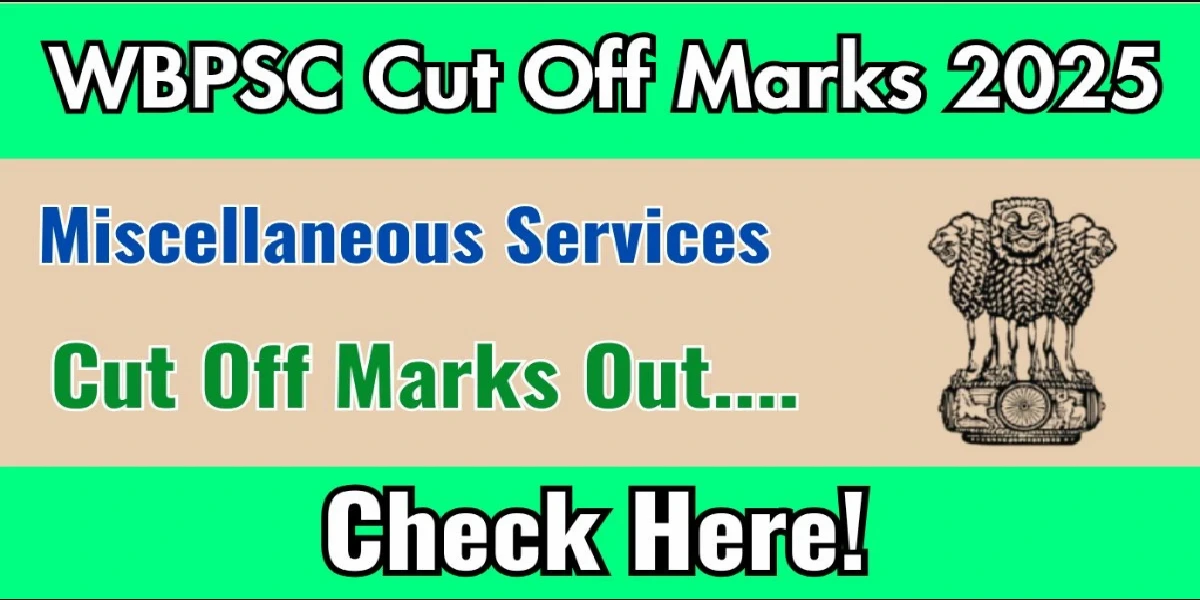 WBPSC Miscellaneous Prelims Cutoff