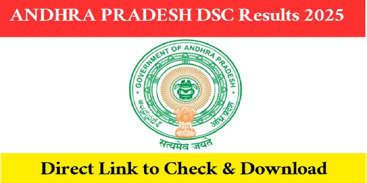 Andhra Pradesh DSC Result 2025