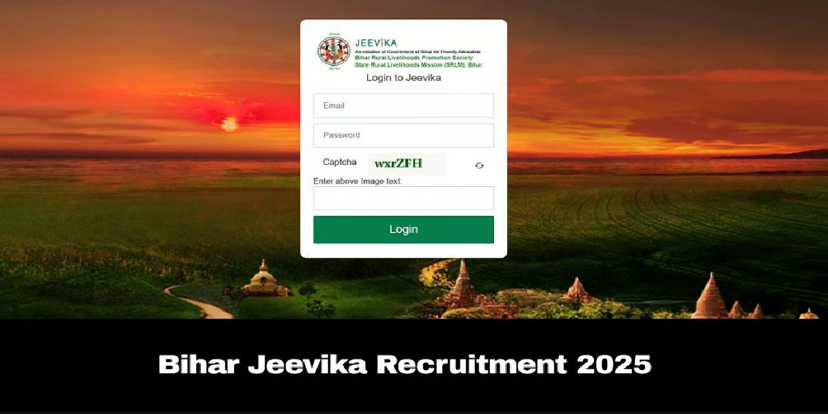 BIHAR JEEVIKA Recruitment 2025