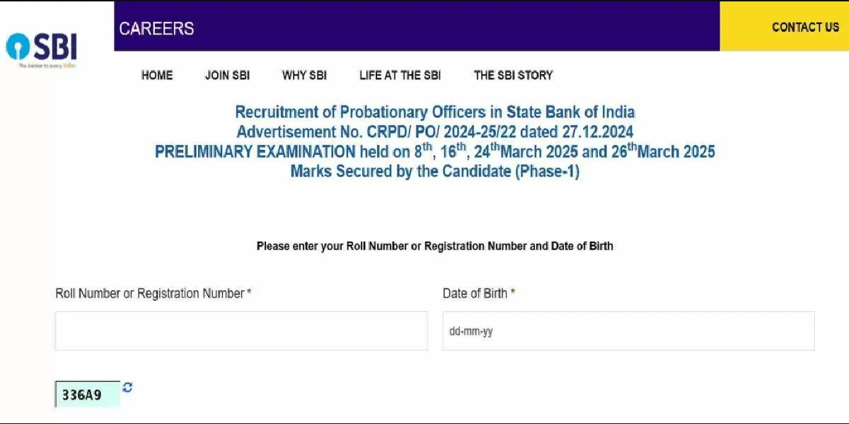 IBPS SBI PO Prelims Result 2025