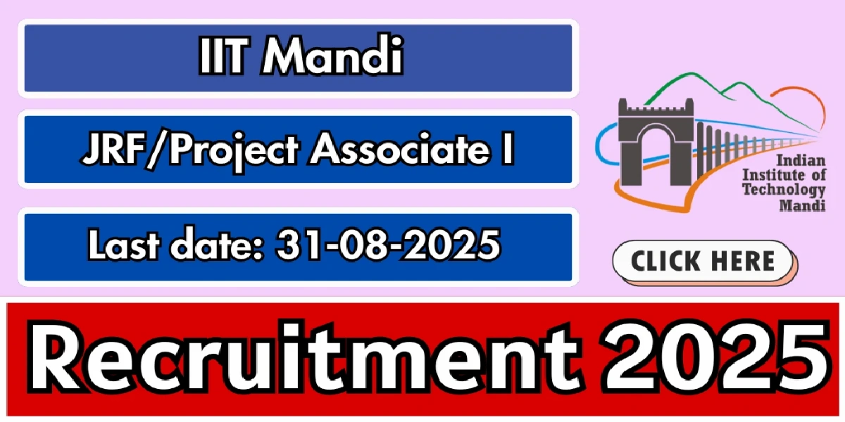 IIT Mandi Faculty Recruitment 2025
