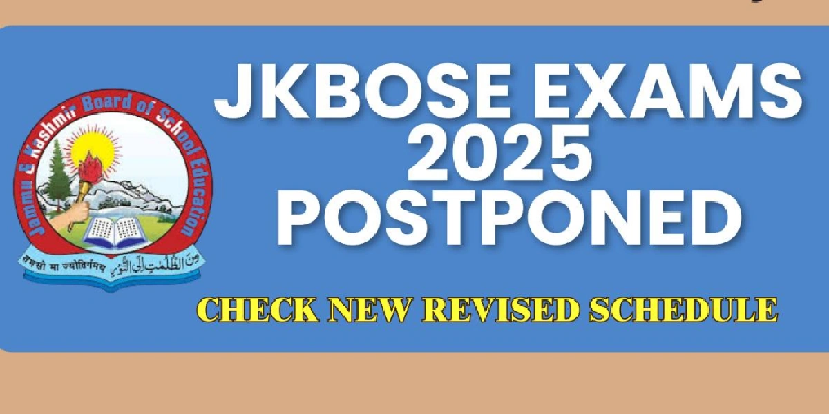 JKBOSE 10th & 11th Exams Postponed 