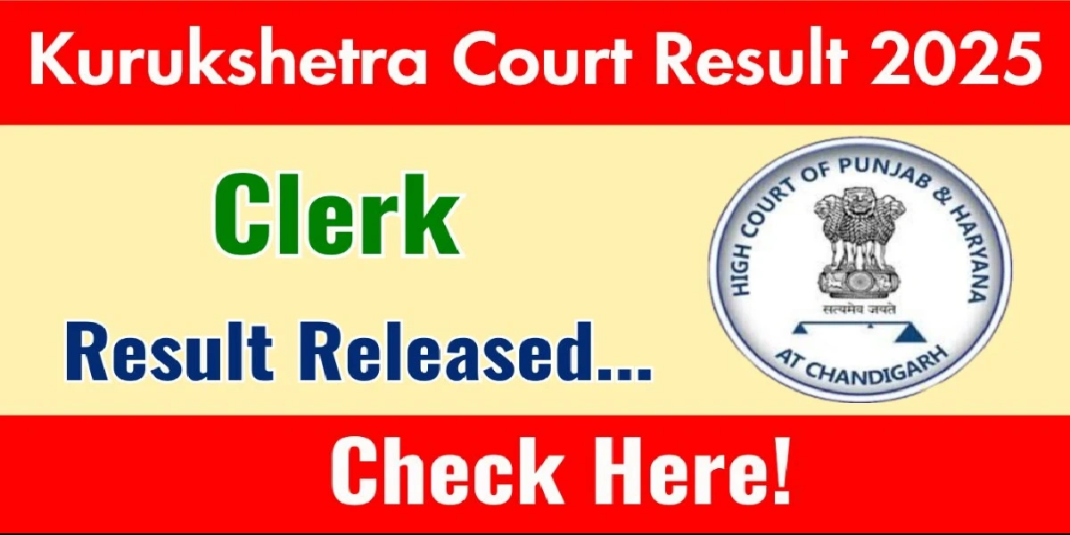 Kurukshetra Court Clerk Result 2025