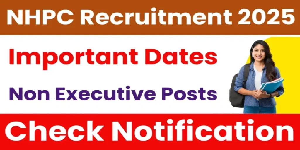 NHPC Non-Executive Recruitment
