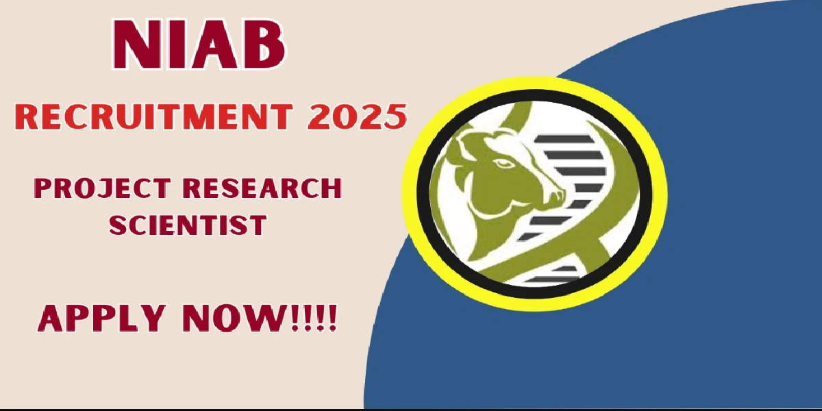 NIAB Recruitment 2025