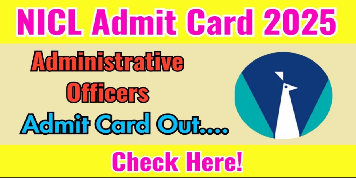 NICL AO Main Exam Admit Card 2025