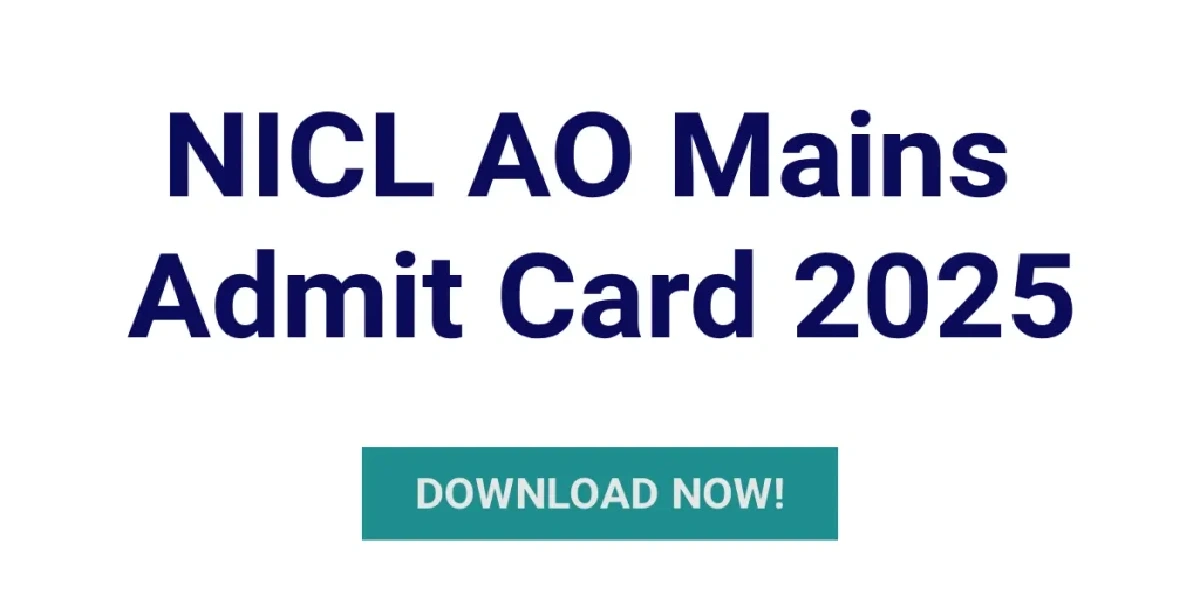 NICL AO Main Exam Admit Card 2025