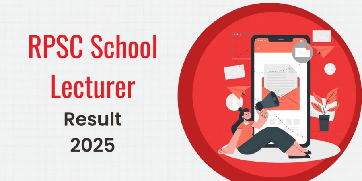 RPSC School Lecturer Result 2025