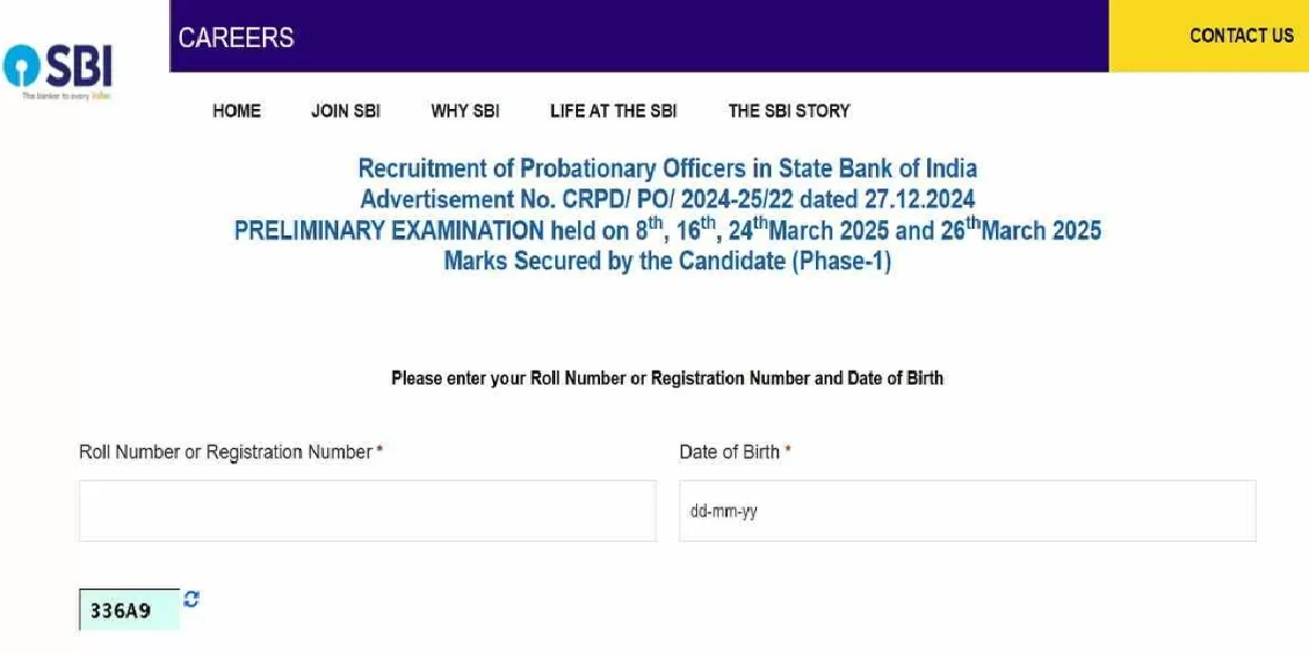 SBI PO Prelims Results 2025