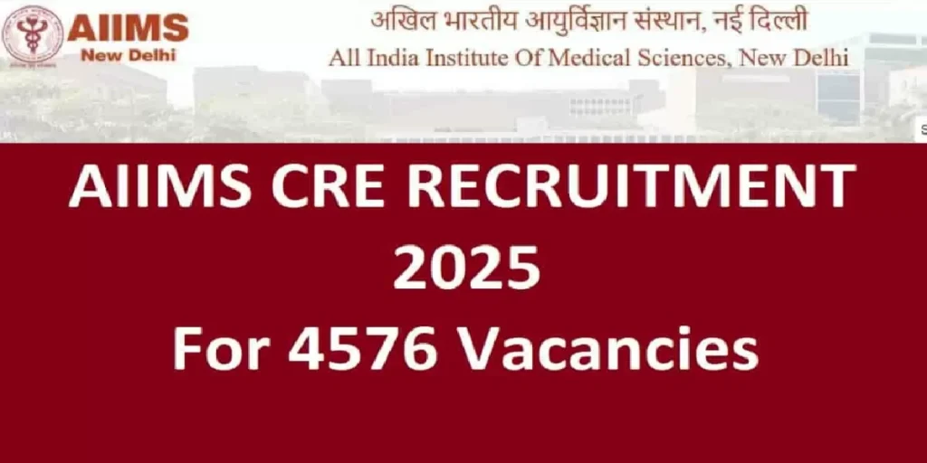 AIIMS Various Vacancy Online Form 2025