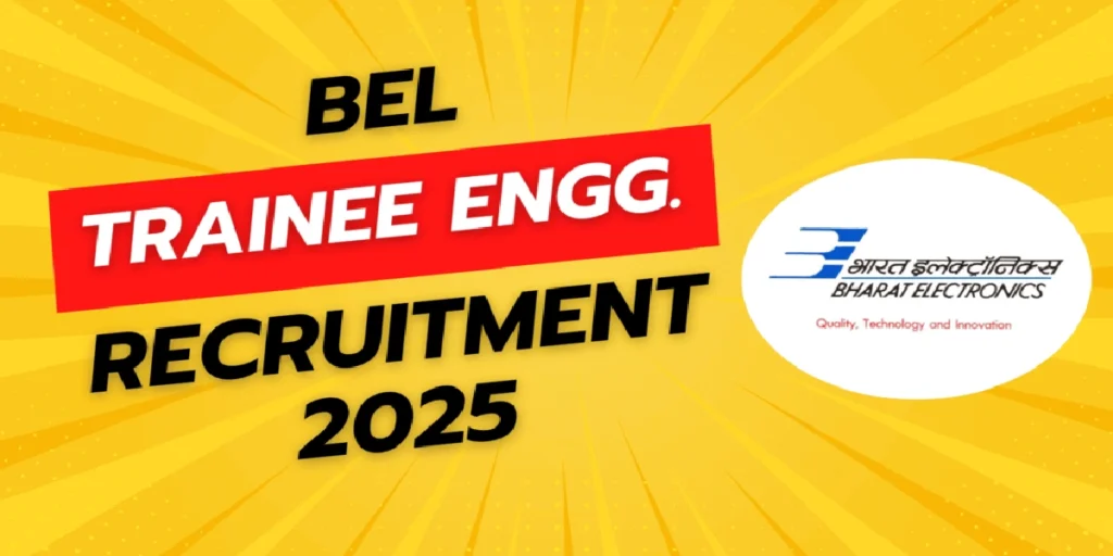 BEL Trainee Engineer Online Form 2025