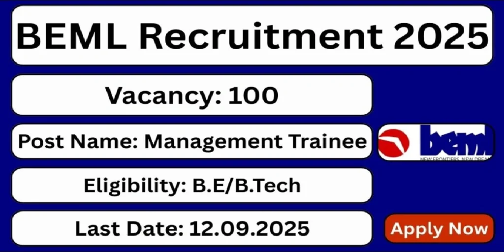 BEML Recruitment 2025